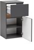 Waschbeckenunterschrank >Villach< (B/H/T: 40x79x35 cm) in matt grau aus MDF Bild 5
