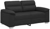 vidaXL 2-Sitzer-Sofa Schwarz 160x81x84 cm Kunstleder 4105337 Bild 2