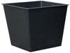 Dehner Universal-Pflanztopf, ca. 26 x 26 x 30 cm, Kunststoff, schwarz Bild 4