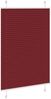 vidaXL Plissee Bordeauxrot 100x100 cm Stoffbreite 99,4 cm Polyester 4015228 Bild 3