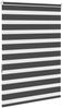 vidaXL Doppelrollo Schwarz 110x150 cm Stoffbreite 105,9 cm Polyester 4014237 Bild 4