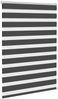 vidaXL Doppelrollo Schwarz 110x150 cm Stoffbreite 105,9 cm Polyester 4014237 Bild 3