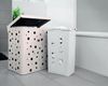 WESCO Wäschebox DUO 1 mit 64 Liter (2x 32) Volumen in SAND MATT / Wäschebox / Wäschekorb Bild 4