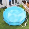 Aufstellpool 3 M x 76 CM Rund Außenrahmen mit Filterpumpe 4383 L Wasserkapazität Gartenpool für Erwachsene Bild 2