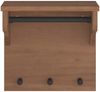 vidaXL Wandgarderobe SANDNES 43x30x42 cm Massivholz Kiefer 4010455 Bild 5