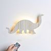 Lights4fun LED Wandleuchte Holz Wandlampe Dinosaurier Diplodocus Bild 3