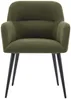 Vente-unique - HEKA Stuhl Stoff Grün - B 61 cm x H 78 cm x L 59,5 cm Bild 2