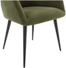 Vente-unique - HEKA Stuhl Stoff Grün - B 61 cm x H 78 cm x L 59,5 cm Bild 5