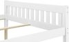 Erst-Holz Weißes Doppelbett 180x200 Massivholzbett Kiefer massiv Holzbett V-60. 38-18W inkl. Rollrost und Matratze Bild 5