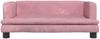 vidaXL Hundebett Rosa 80x45x30 cm Samt 171897 Bild 3
