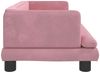 vidaXL Hundebett Rosa 80x45x30 cm Samt 171897 Bild 4