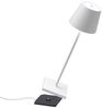 Zafferano Poldina Pro Dimmbare LED-Tischlampe aus Aluminium weiß Bild 5