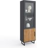 Wohnwand >Joe< (4-teilig) in Eiche / anthrazit - 341x197x40 (BxHxT) Bild 2