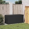 vidaXL Gartentruhe Schwarz 283L Poly Rattan 365312 Bild 3