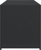 vidaXL Gartentruhe Schwarz 283L Poly Rattan 365312 Bild 5