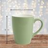 matches21 HOME & HOBBY Tasse Kaffeetassen 4er Set aus Keramik 340ml, Teetassen in Salbeigrün, 4-tlg, Keramik, Moderne Kaffeebecher Spülmaschinenfest & Mikrowellengeeignet Bild 2