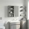 vidaXL Badezimmer-Wandschrank mit Regal Graues Sonoma 40 x 14 x 70 cm 889364 Bild 5