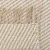 Teppich beige 80x150 cm Streifenmuster Kurzflor zweiseitig ALADAG Bild 5