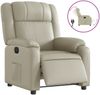 vidaXL Relaxsessel Elektrisch Creme Kunstleder 3205137 Bild 2