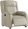 vidaXL Relaxsessel Elektrisch Creme Kunstleder 3205137 Bild 3
