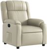 vidaXL Relaxsessel Elektrisch Creme Kunstleder 3205137 Bild 4