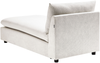 Chaiselongue VIZILLE Stoff Cremeweiß Bild 5