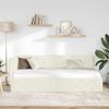vidaXL Eckbettgestell Creme 90 x 190 cm Samt 42016530 Bild 4