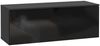 Lowboard >LIBERTAD< Hängeschrank, Schwarz Glanz / Schwarz - 99,5x37,5x34,8cm (BxHxT) Bild 4