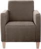 Sessel Karol Bezug Veloursstoff Buche natur / sahara 22198 Bild 2