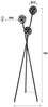 KAWOLA Stehleuchte TIVOLI Stehlampe Glas/Metall schwarz 169 x 45 x 45 cm Bild 4
