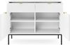 AX LIVING Modern Kommode mit Schublade Eternas KSZ104 104 cm Weiß Bild 5