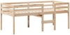 vidaXL Hochbett mit Dach 75x190 cm Massivholz Kiefer 3282141 Bild 5