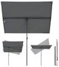 Sekey Sonnenschirm 180x130 cm Rechteckiger Sonnenschirm Balkon, Individuell Verstellbar, LxB: 180,00x130,00 cm, Drehbare Balkonblende, Sonnenschutz für Balkon und Terrasse, UV50+ Bild 4