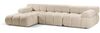 Micadoni Modulares Ecksofa Bellis 4-Sitzer Links Boucle Rolf Helles Beige Bild 2