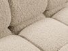 Micadoni Modulares Ecksofa Bellis 4-Sitzer Links Boucle Rolf Helles Beige Bild 5