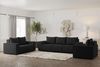 Sessel Designersessel ESTELLE in Stoff Opera Velvet Schwarz Bild 3