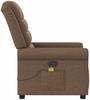 vidaXL Massagesessel Braun Stoff 4015650 Bild 4