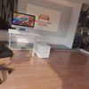 Rheinland Möbel Statio Schreibtisch 80x80 cm höhenverstellbar ±10 mm in Grau – kompakter Bürotisch für Homeoffice & Büro, gerader Fuß, Kabelwanne, einfache Montage, FSC® zertifiziert Bild 4