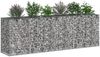 vidaXL Gabionen Hochbeet 2 pcs Silber 250 x 50 x 80 cm 3422231 Bild 3