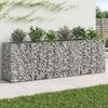 vidaXL Gabionen Hochbeet 2 pcs Silber 250 x 50 x 80 cm 3422231 Bild 5