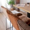 Bronx71 Barhocker Momo Chenille Kupfer 73 cm Bild 4