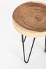 Beistelltisch Aluta aus Suarholz, modern, rund, natur, individuelles Design Ø 35 cm Bild 2