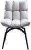 KAWOLA Esszimmerstuhl BARO Drehstuhl Stoff grau 86 x 65 x 54 cm Bild 3