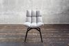 KAWOLA Esszimmerstuhl BARO Drehstuhl Stoff grau 86 x 65 x 54 cm Bild 2