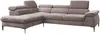 Ecksofa mit Schlaffunktion SEPINA von PASCAL MORABITO - Stoff - Taupe - Ecke links Bild 3