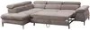 Ecksofa mit Schlaffunktion SEPINA von PASCAL MORABITO - Stoff - Taupe - Ecke links Bild 5