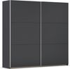 rauch Kleiderschrank; Schwebetürenschrank KRONACH, 2-türig, Graumetallic, 218x210x59xcm Bild 3