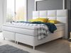 Boxspringbett Miami 180x200 cm Kunstleder Weiß Bild 2