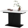 Esstisch Fenaro Weiß/Schwarz 120 x 80 cm ausziehbar Vicco Bild 5