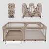Lionelo Florence XL Easy Fold Laufstall Baby 180x200 cm, Faltbares Laufgitter Baby, Ohne Montage Nutzbar, 2 Seiteneingänge mit Reißverschluss, Atmungsaktives Netz, Weiche Kanten, Transporttasche Bild 3